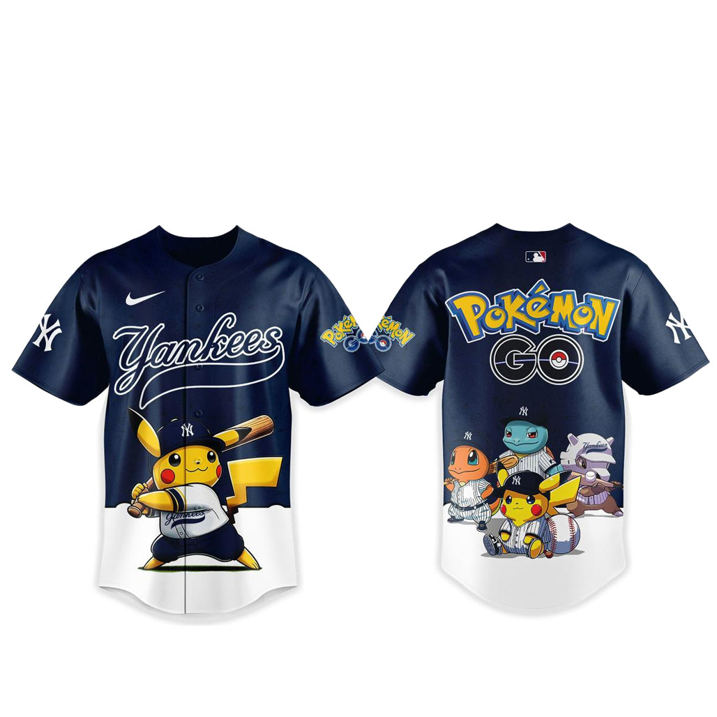 New York Yankees Pokemon Go Night 2026 Baseball Jersey