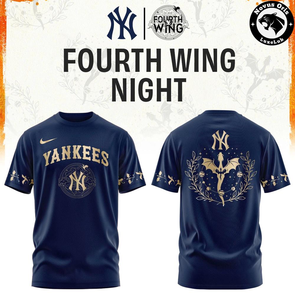 New York Yankees x Fourth Wing Night Limited Edition T-Shirt