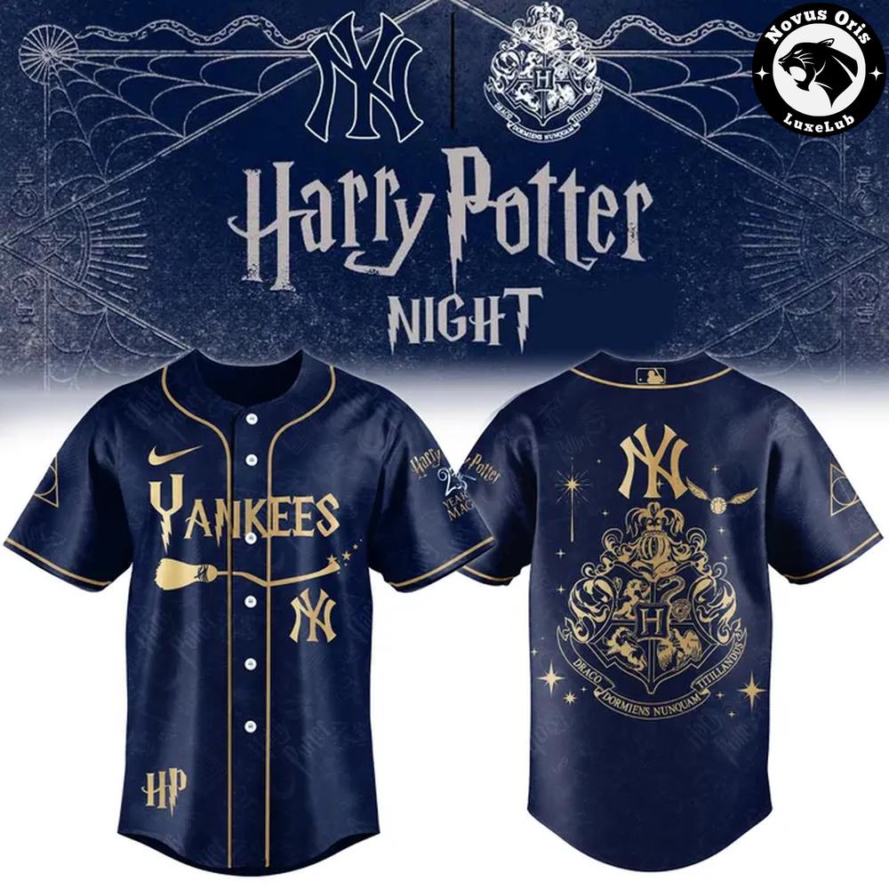 New York Yankees x Harry Potter 2026 Baseball Jersey 1 - Unicasport New York Yankees x Harry Potter 2026 Baseball Jersey