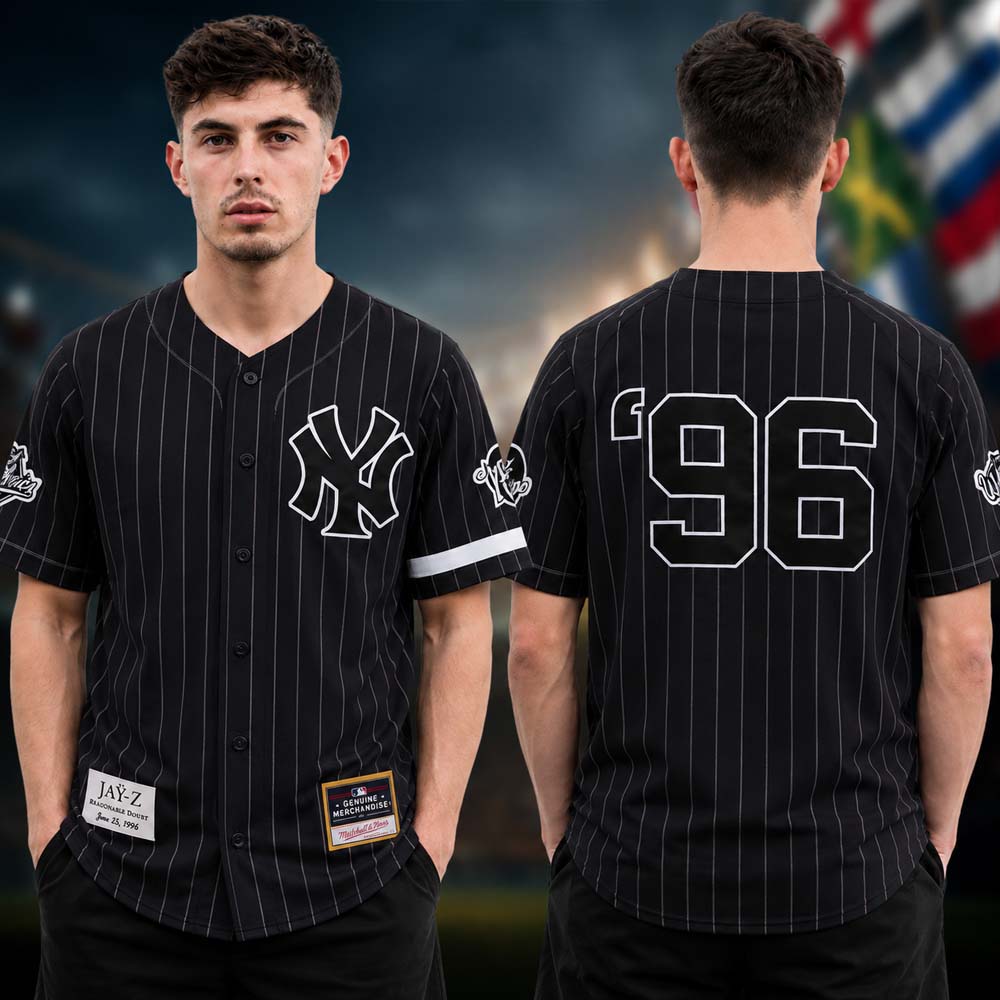 New York Yankees Jay Z Black Baseball Jersey