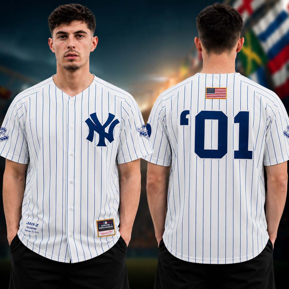 New York Yankees Jay Z White Baseball Jersey