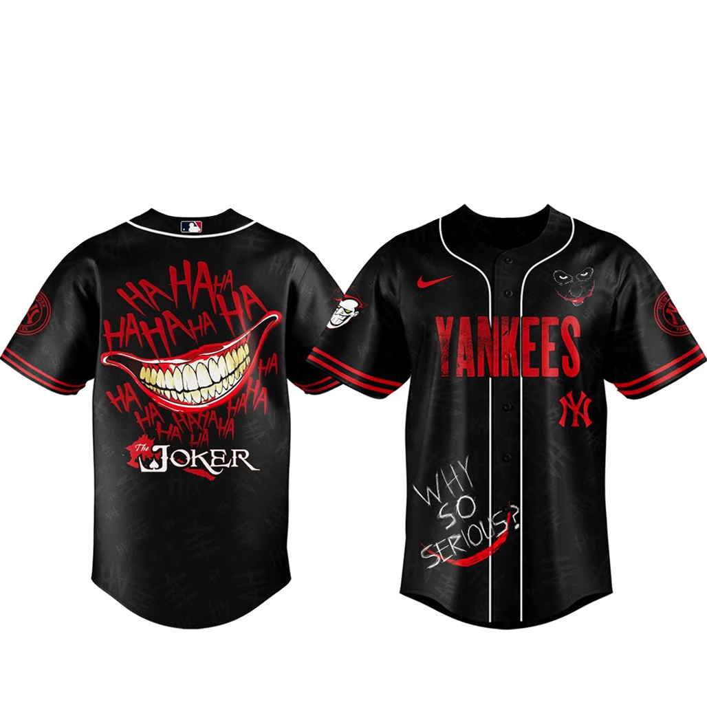 New York Yankees x Joker Game Night 2026 Baseball Jersey