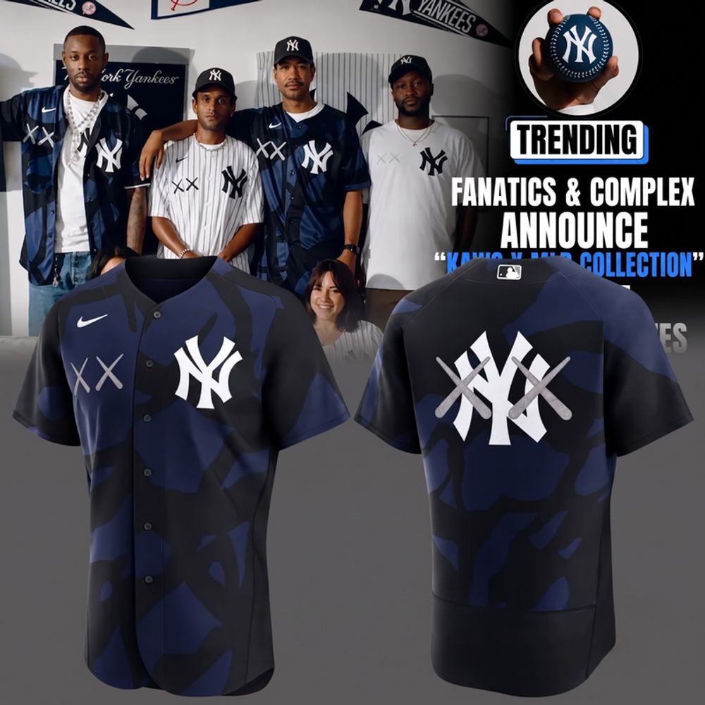 New York Yankees x KAWS 2026 Limited Edition Baseball Jersey