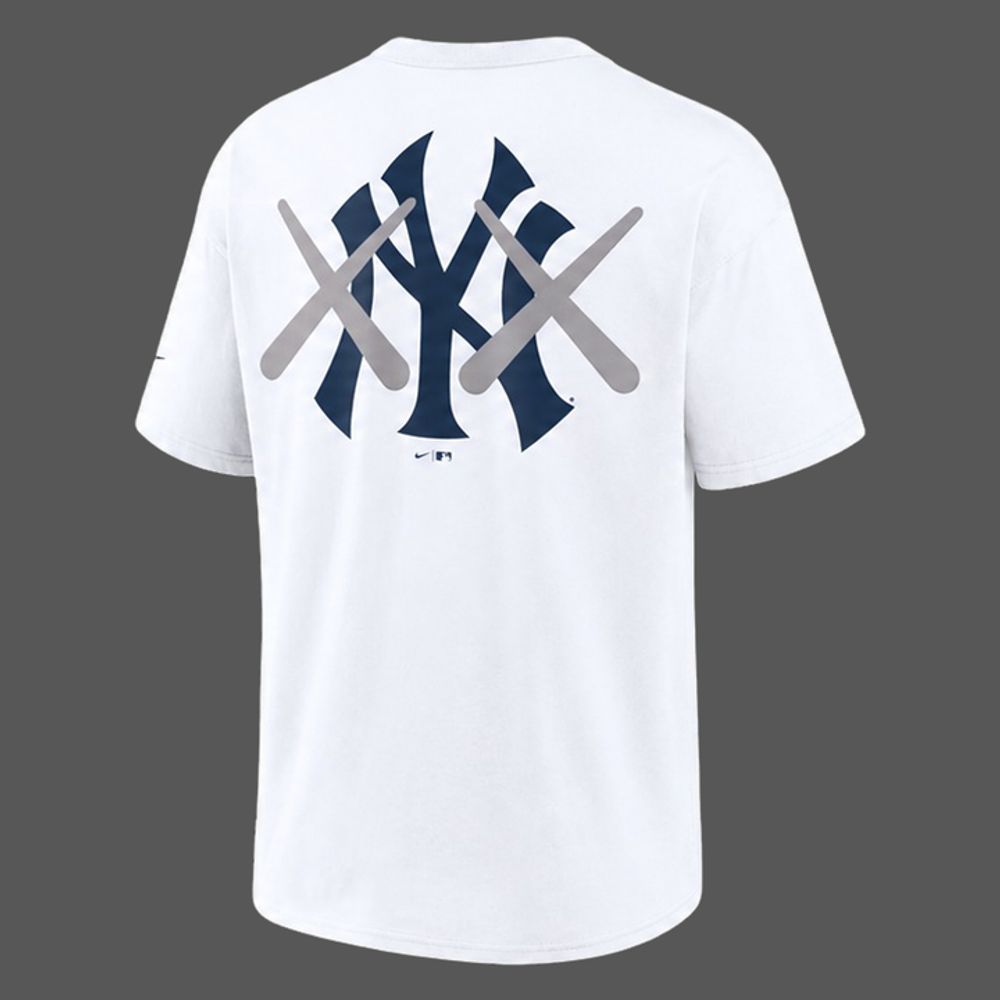 New York Yankees x KAWS 2026 Special White Shirt - Image 3