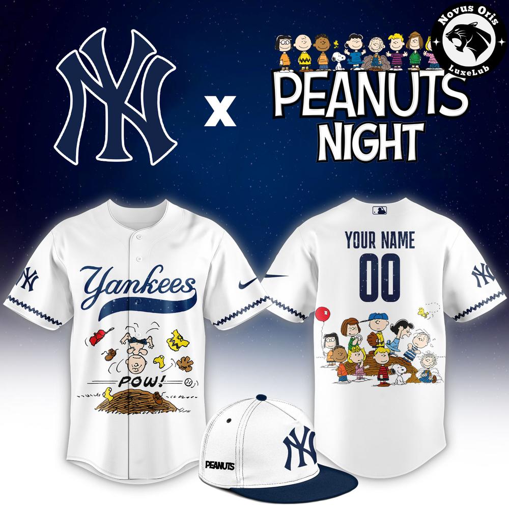 New York Yankees x Peanuts Night Limited Edition Baseball Jersey