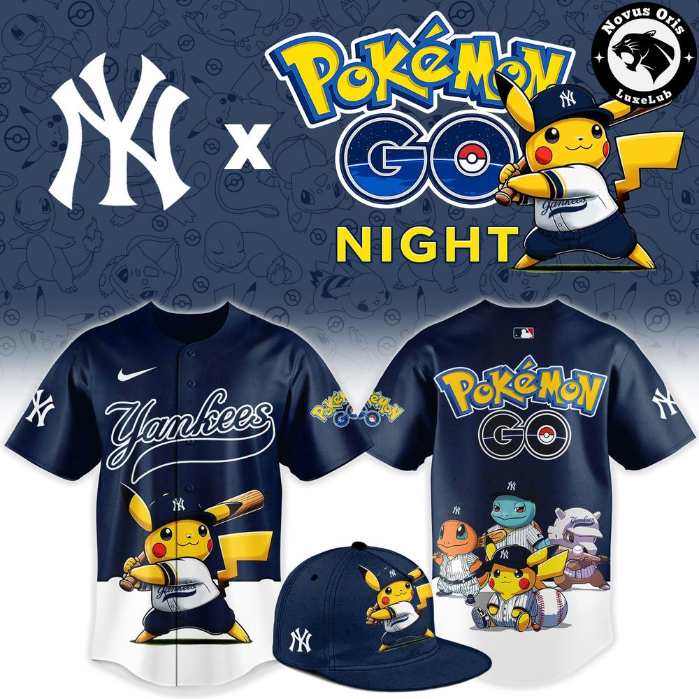 New York Yankees x Pokemon GO Night 2026 Baseball Jersey 1 - Unicasport New York Yankees x Pokemon GO Night 2026 Baseball Jersey