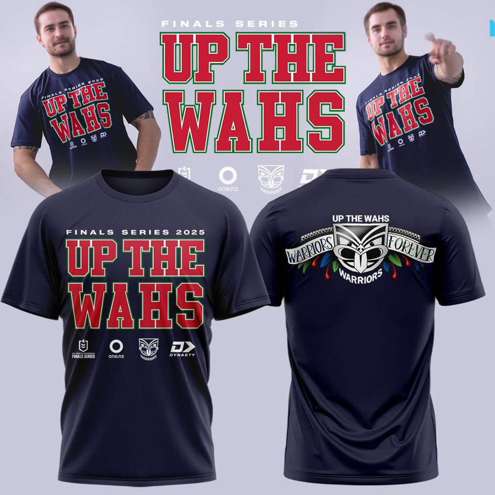 New Zealand Warriors Tee UP THE WAHS Finals Series Edition