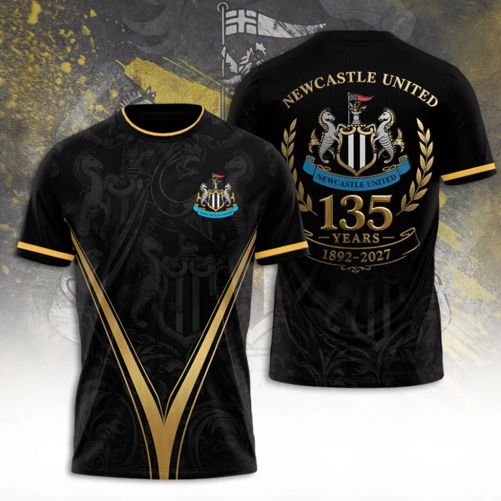 Newcastle United 135th Anniversary Limited Edition Black Shirt