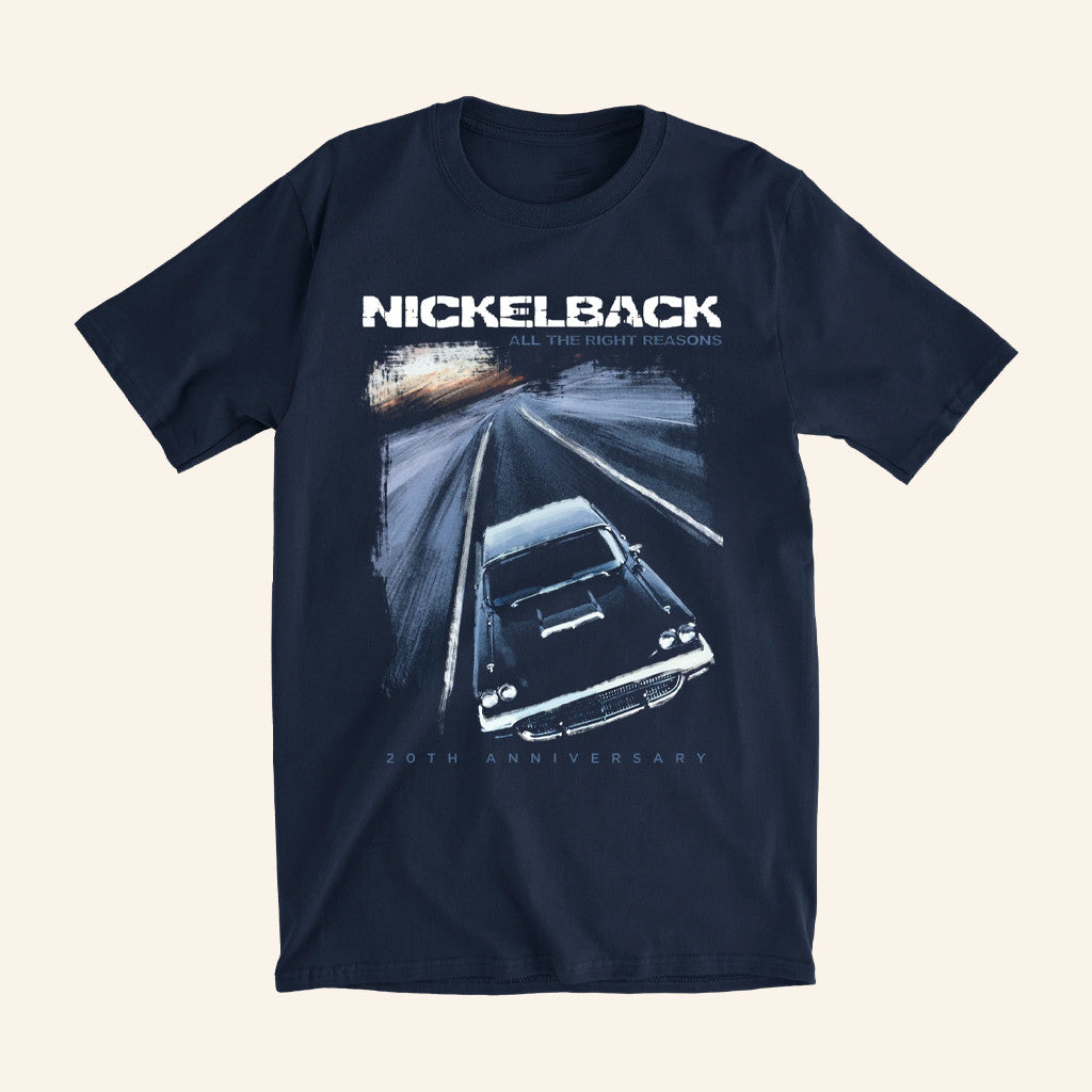 Nickelback Merch Atrr 20Th Anniversary Cover T-Shirt Gifts For Rock Music Fans