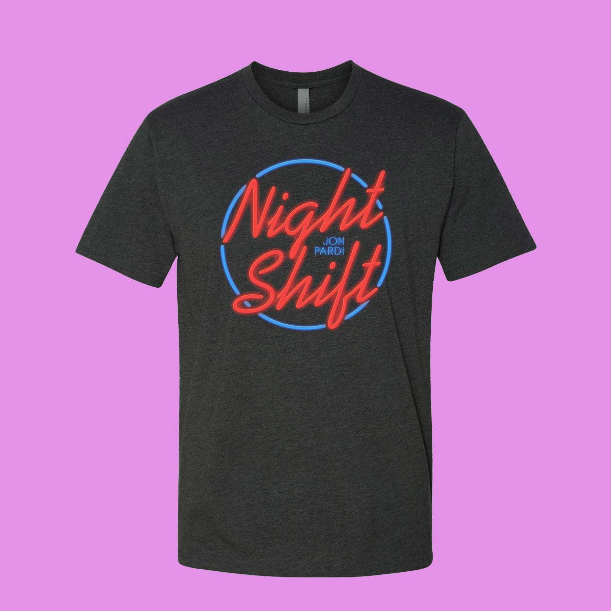 Jon Pardi Tour 2026 Night Shift Neon Graphic T-Shirt - Best Gift for Fans