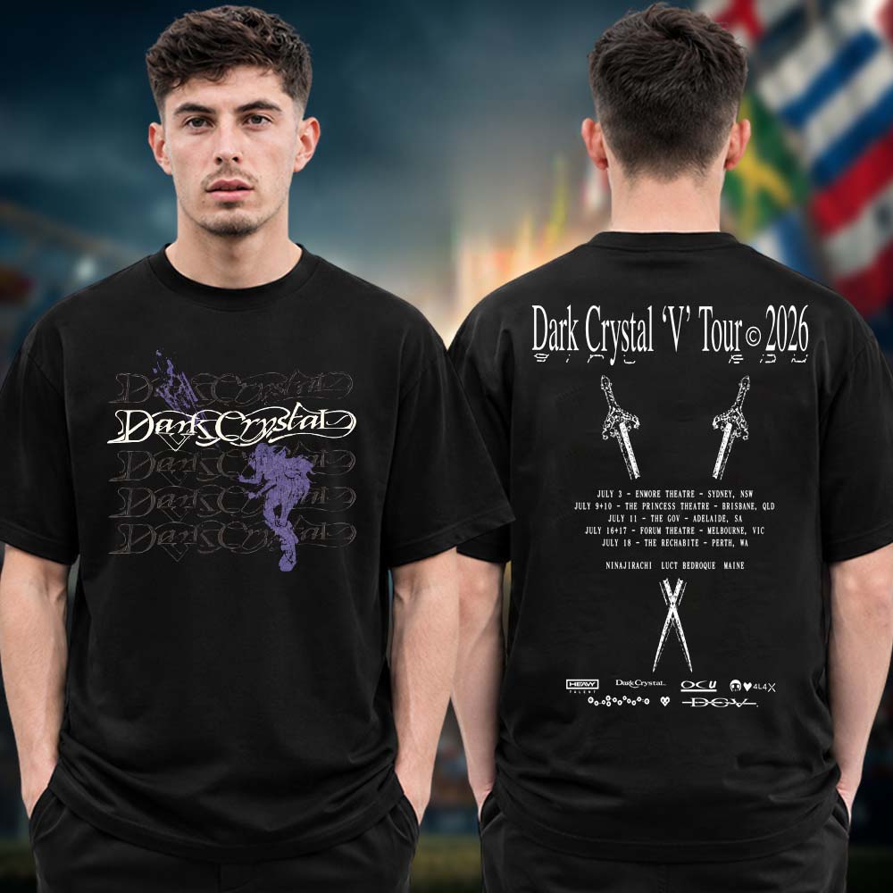 Ninajirachi Dark Crystal V Tour 2026 Two Sided Tour Dates Unisex T Shirt