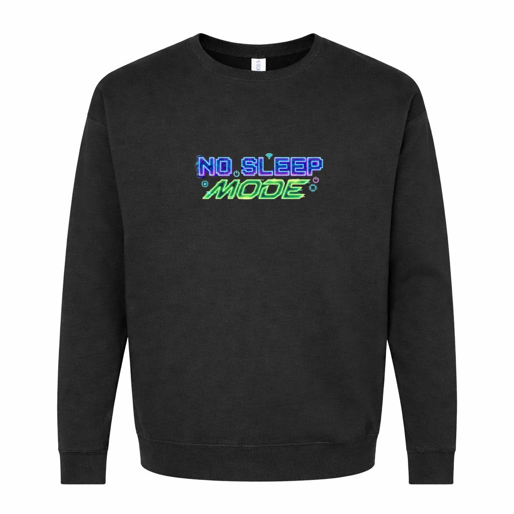 no Sleep Mode Graphic Sweatshirt
