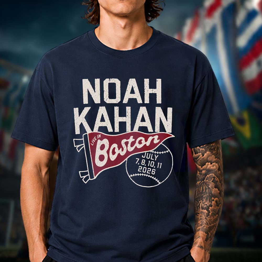 Noah Kahan Live In Boston Exclusive The Great Divide Tour 2026 At Fenway Park In Boston MA On July 7 8 10 11 2026 Unisex T Shirt