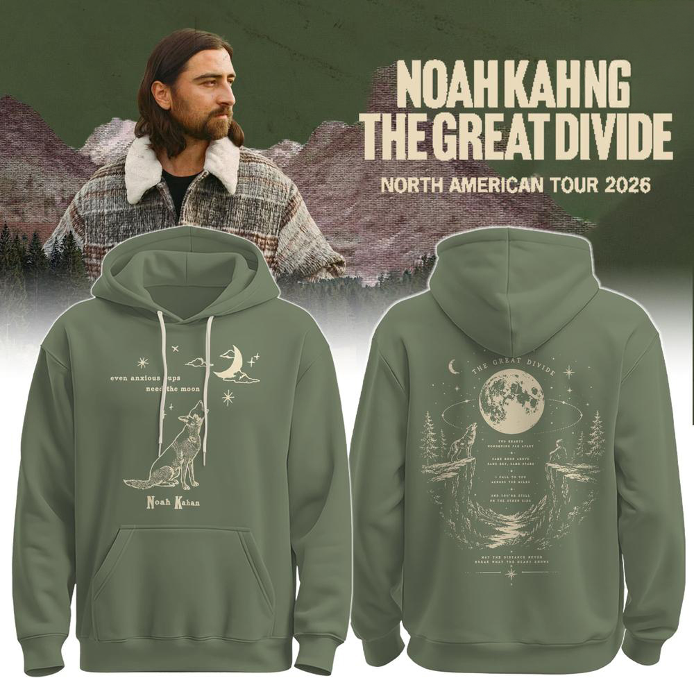 Noah Kahan The Great Divide Tour 2026 Hoodie - Image 3