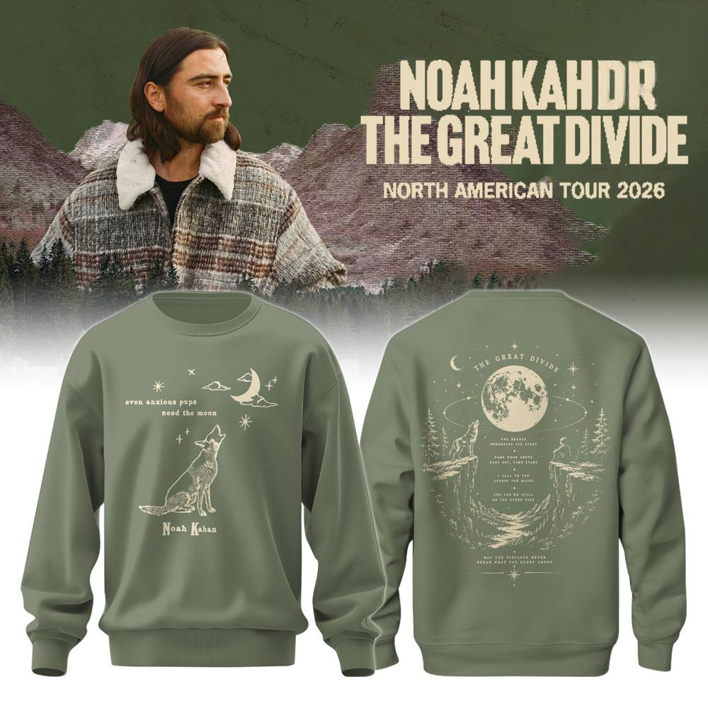Noah Kahan The Great Divide Tour 2026 Sweatshirt