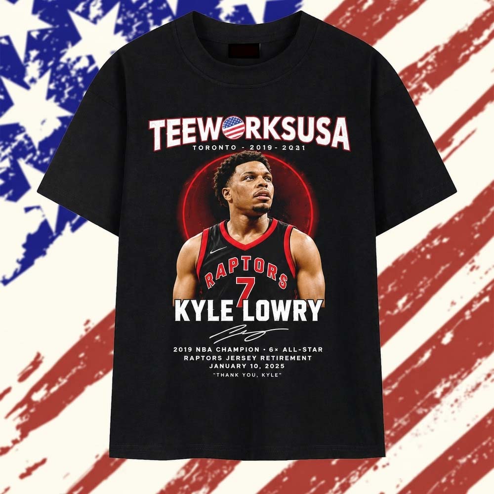 Number 7 Toronto 2012 2021 Raptors 7 Kyle Lowry T Shirt