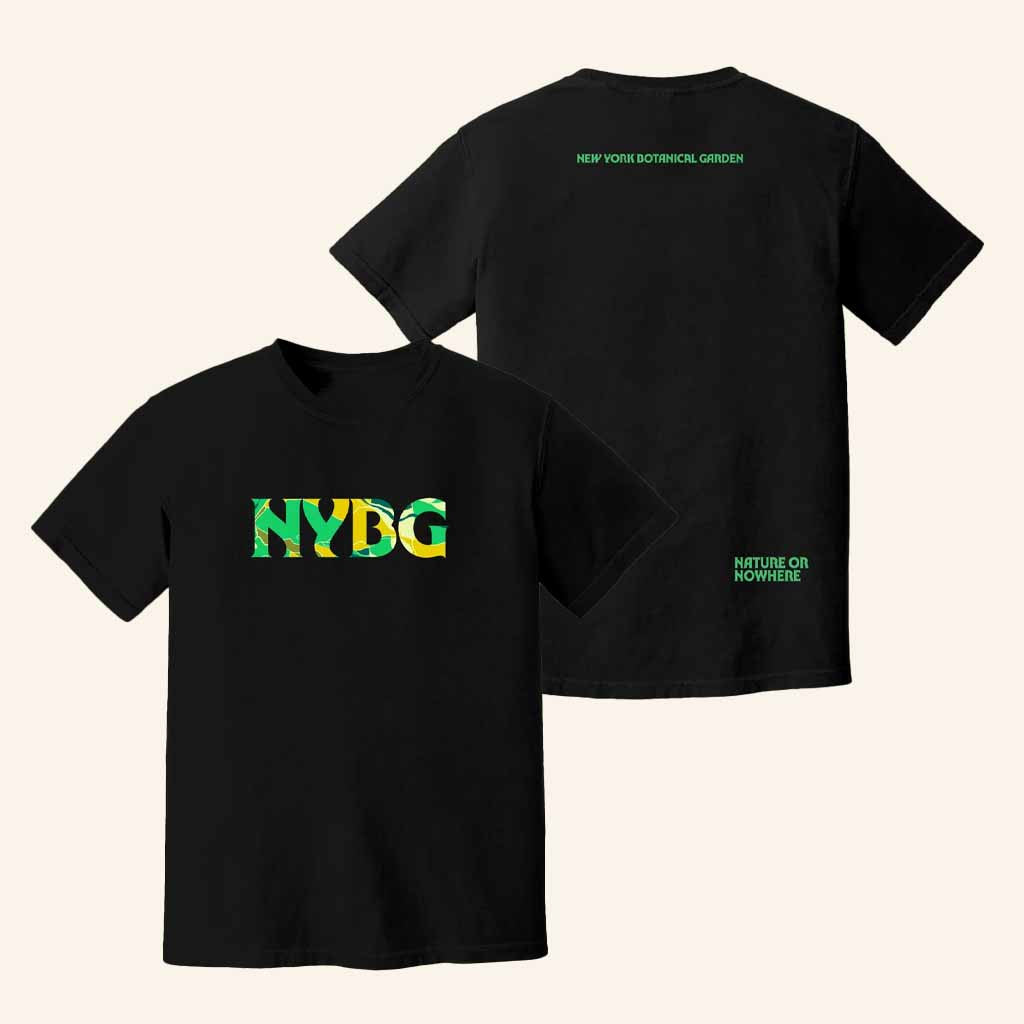 NYBG Merch NYBG Map Logo Black T-Shirt Best Birthday Gift For Husband