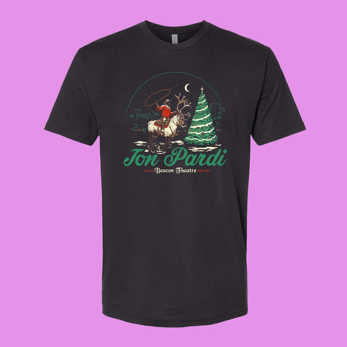 Jon Pardi Tour 2026 NYC Reindeer Event Graphic T-Shirt - Best Gift for Fans