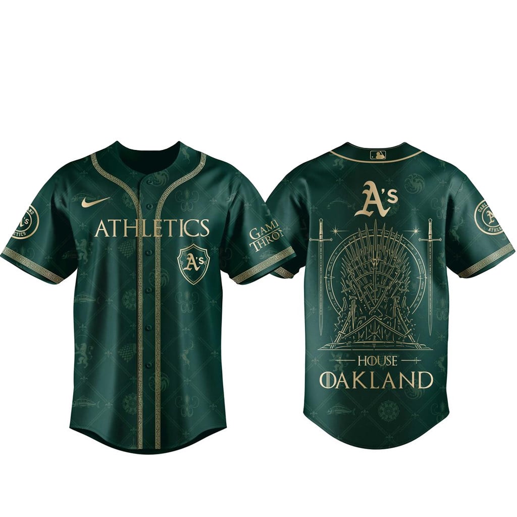 Oakland Athletics 2026 Game Of Thrones Night Baseball Jersey