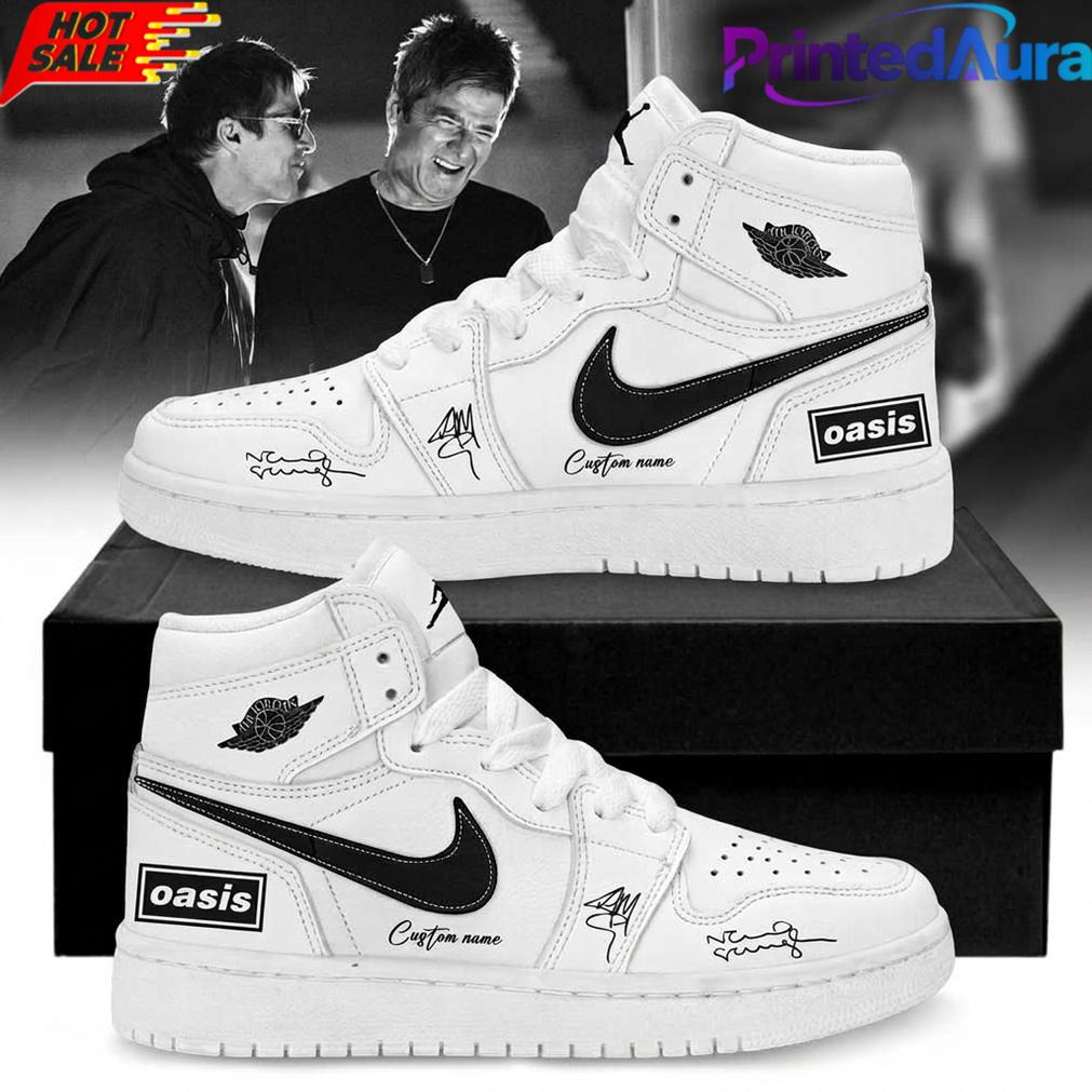Oasis Dont Look Back in Anger Custom AJ1 Shoes