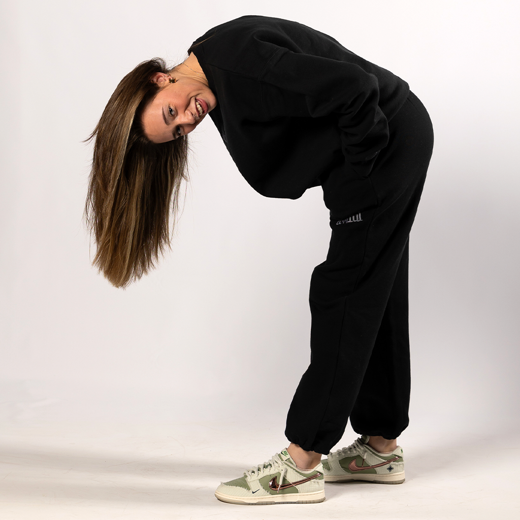 Obsidian Black Awful Relaxed Sweatpants - Heavyweight Joggers