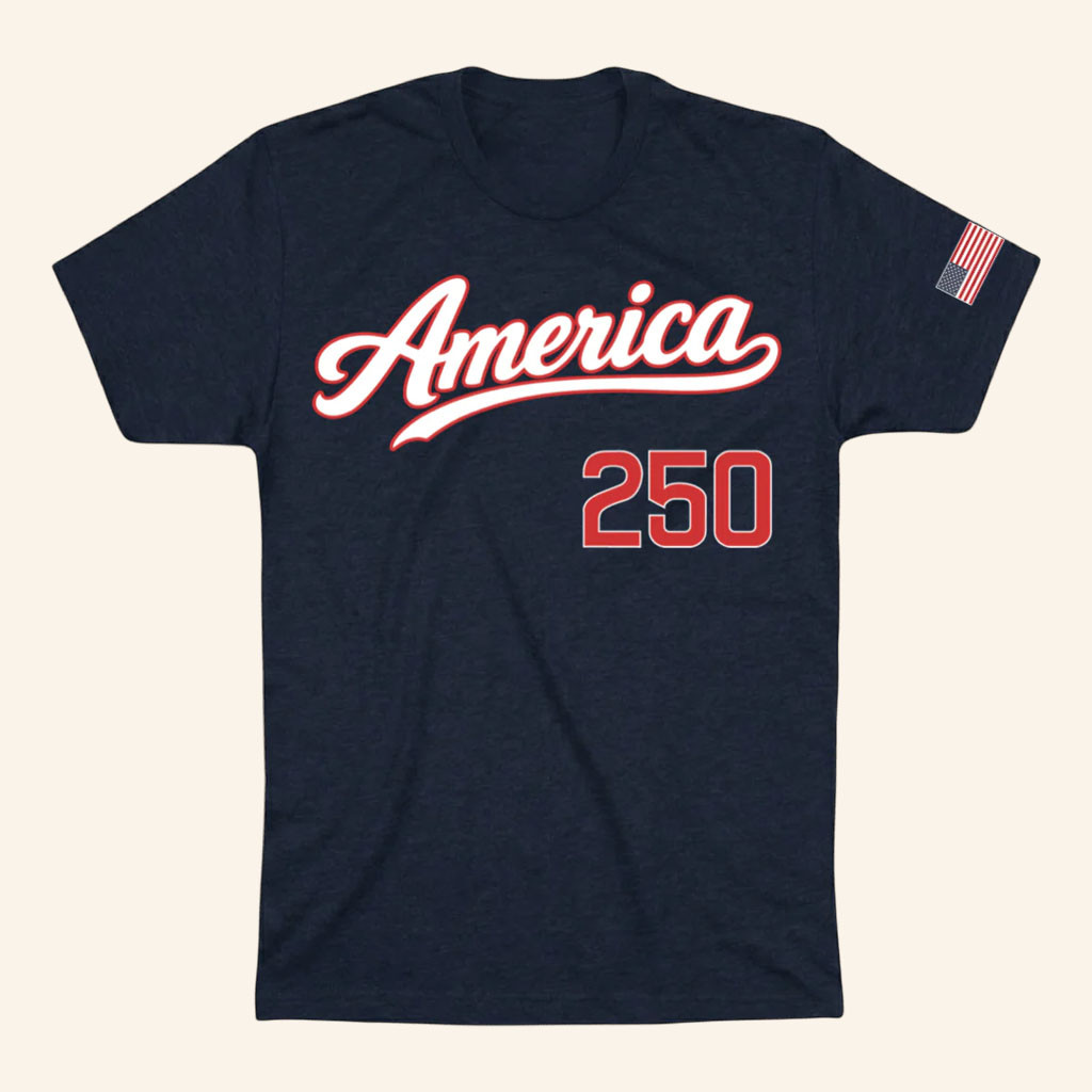 Obvious Shirts Merch 2026 America Script 250TShirtUSA Flag Patriotic Tees 4th Of July Gifts