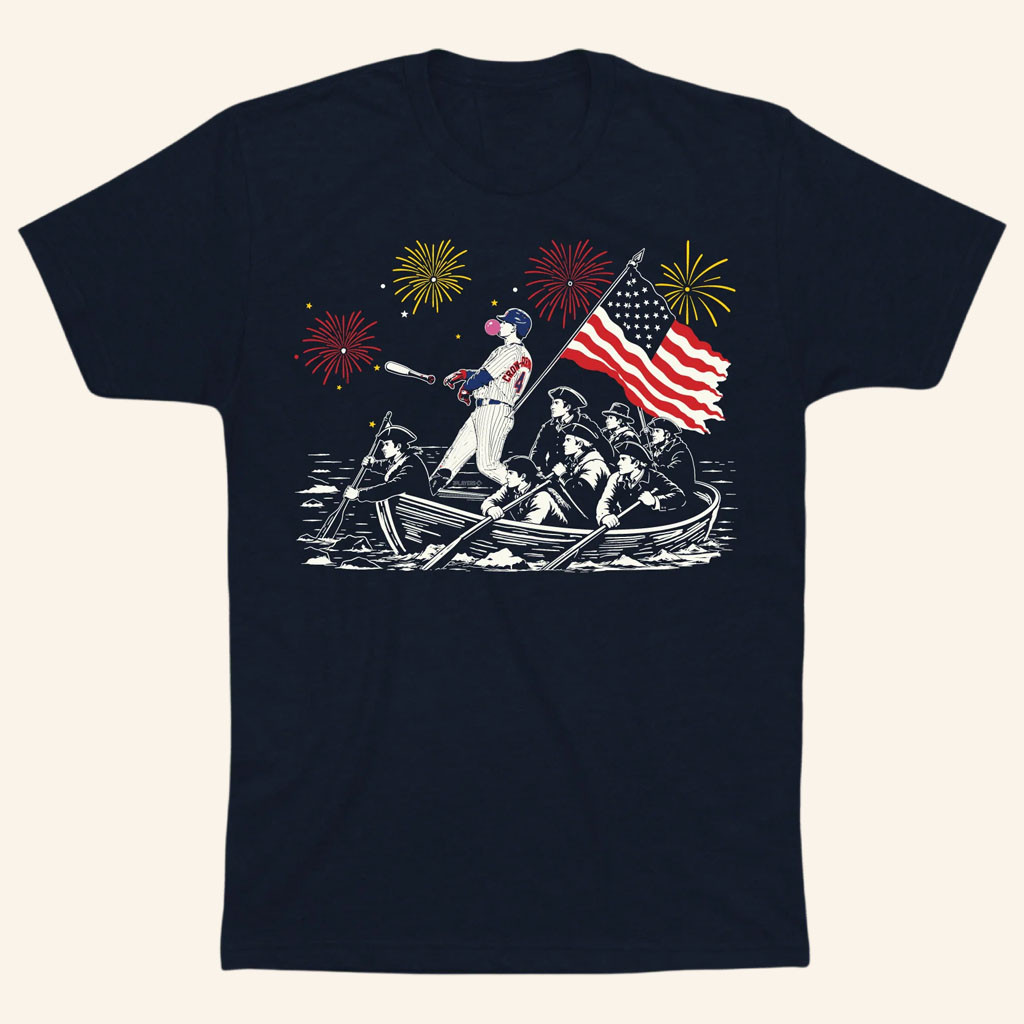 Obvious Shirts Merch 2026 PCA Crossing The DelawareTShirt4th Of July Apparel Him Gifts