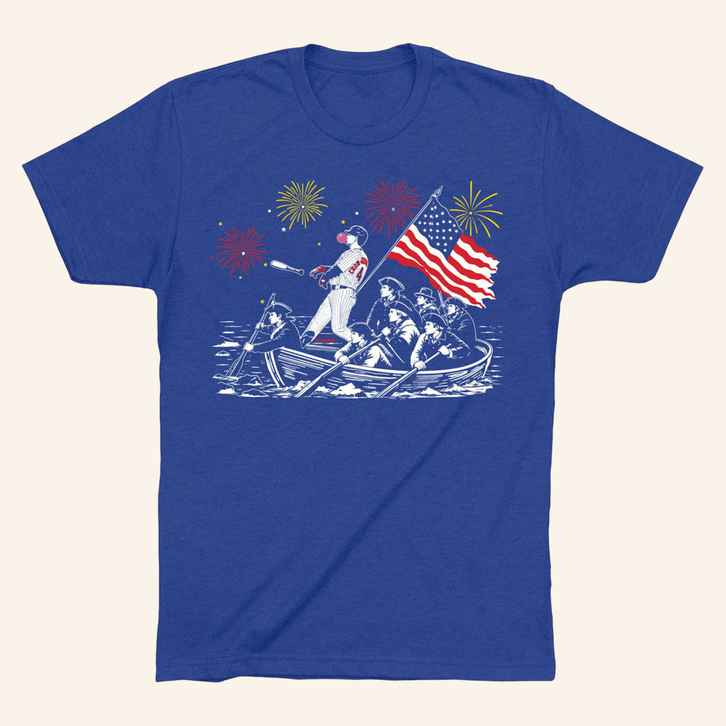 Obvious Shirts Merch 2026 PCA Crossing The DelawareTShirt4th Of July Gift For Baseball Fans