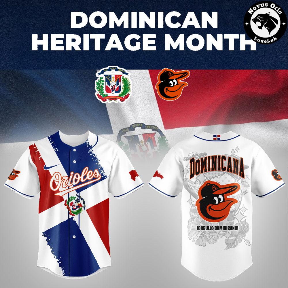 Official Baltimore Orioles Orgullo Dominicano 2026 Commemorative Baseball Jersey 1 - Unicasport Official Baltimore Orioles Orgullo Dominicano 2026 Commemorative Baseball Jersey