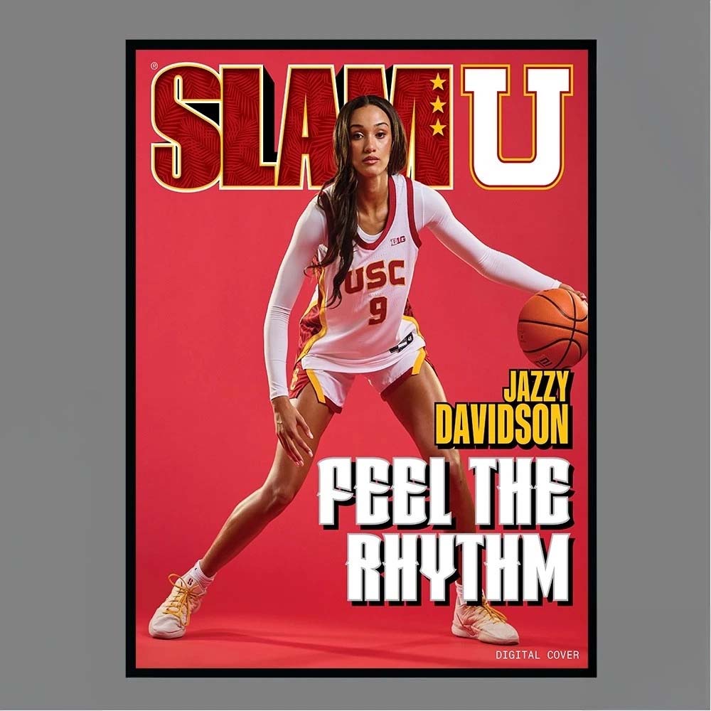 Official Jazzy Davidson USC Trojans Slam U Feel The Rhythm Digital Cover Poster