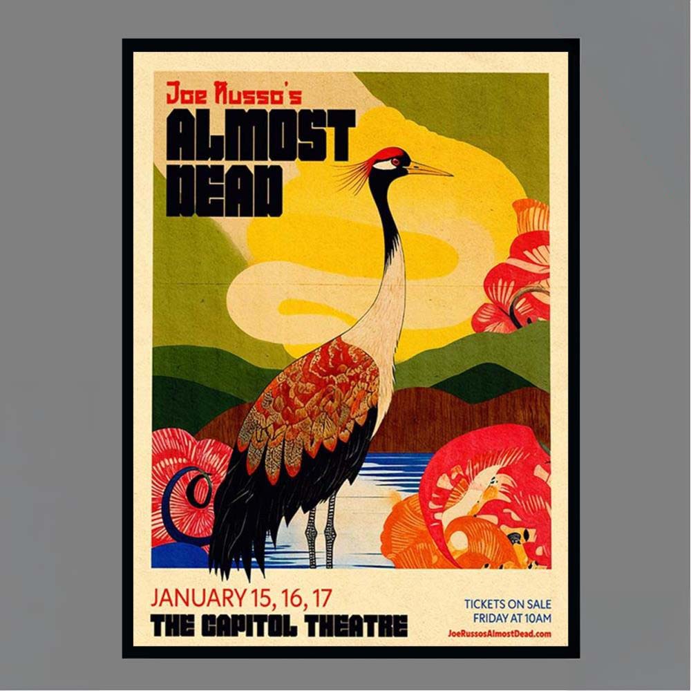 Official Joe Russos Almost Dead The Capitol Theatre Port Chester NY January 15 16 17 Concert Poster
