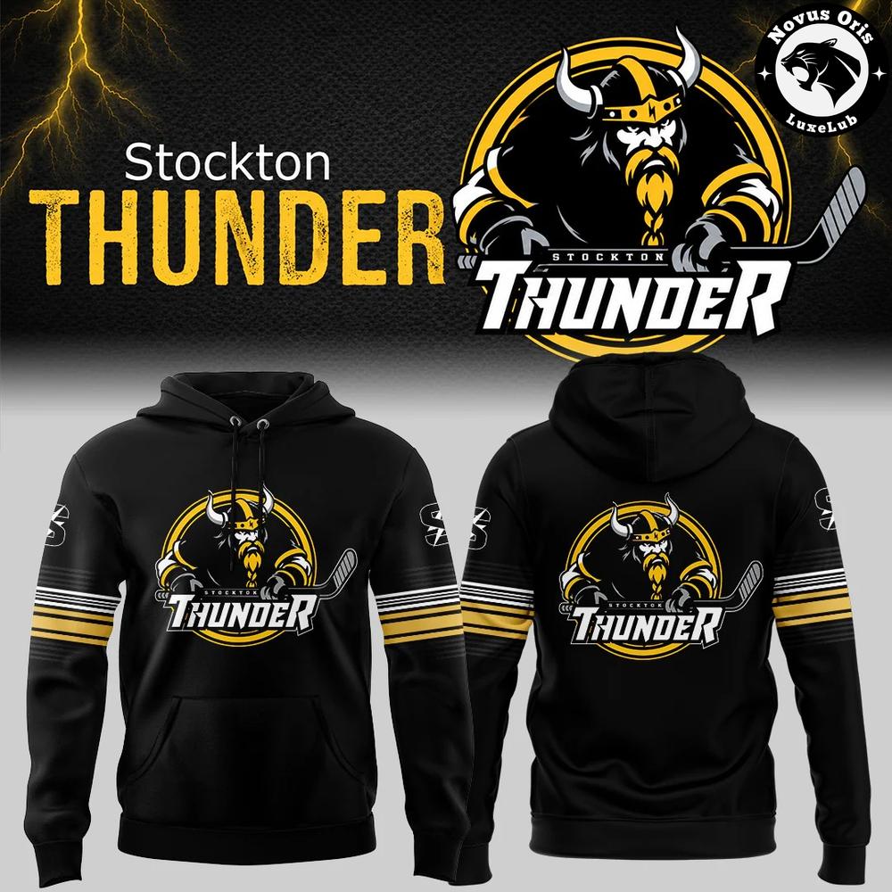 Official Stockton Thunder FPHL 2026 Hockey Hoodie