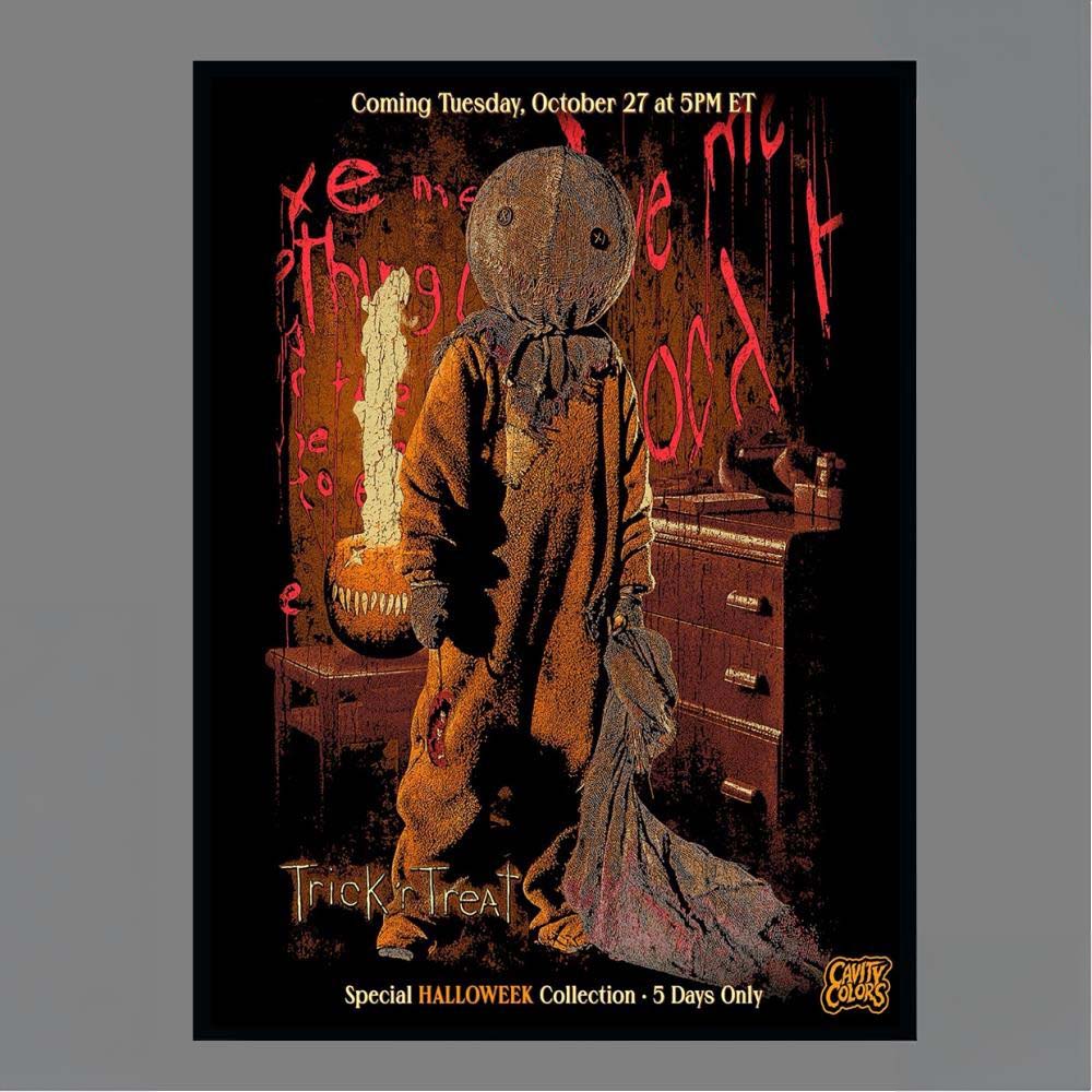 Official Trick r Treat Sam Special Halloweek Collection Poster