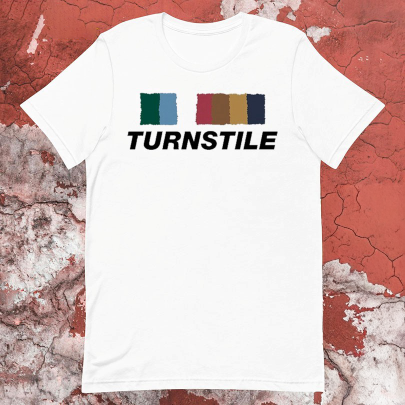 Official Turnstile Color Wall Shirts
