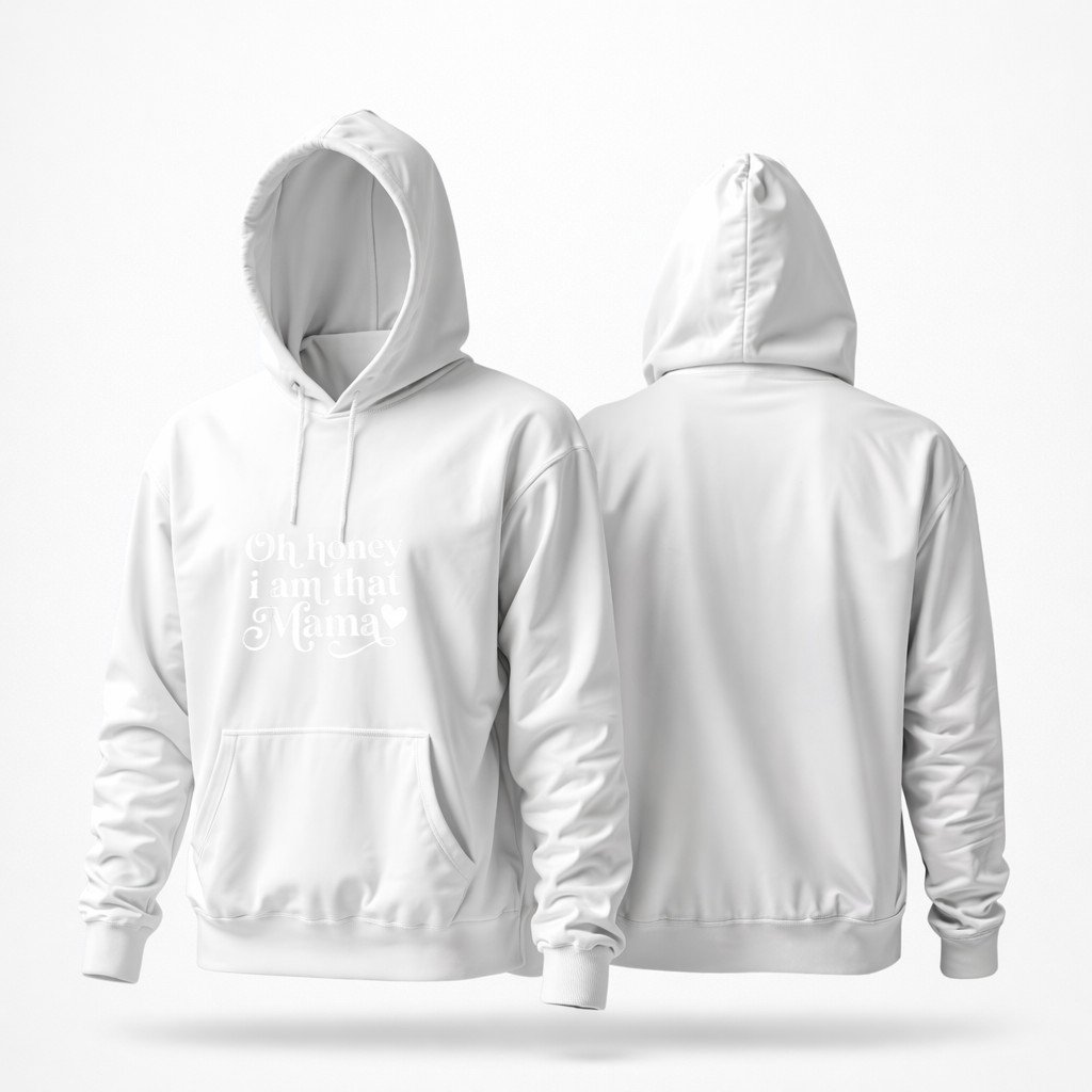 Oh Honey I Am that Mom Funny Proud Mama Mother's Day_1 Graphic Hoodie - Image 3