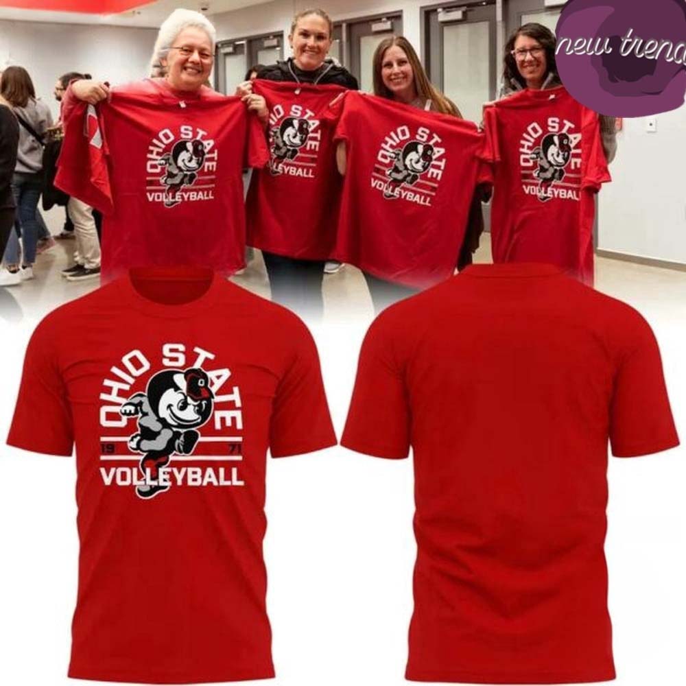 Ohio State Buckeyes Volleyball 2026 Red T Shirt