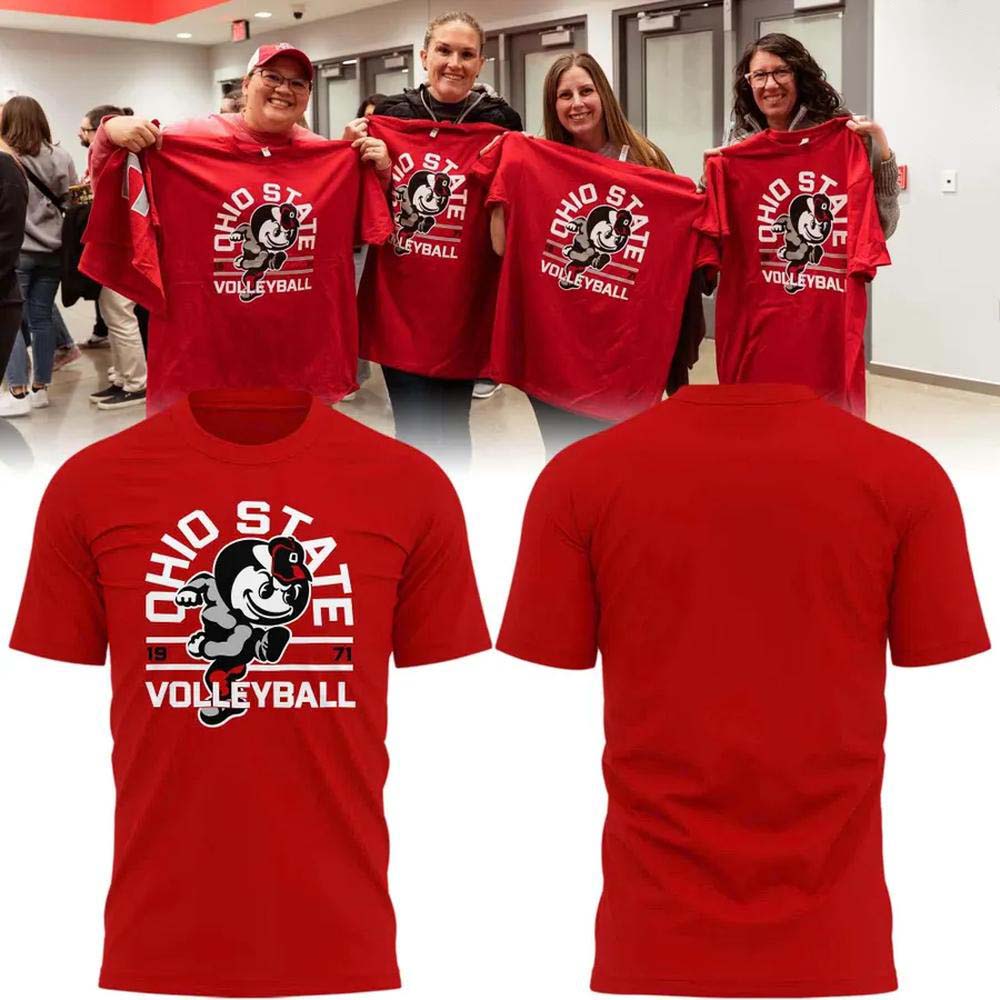 Ohio State Buckeyes Volleyball 2026 Red TShirt