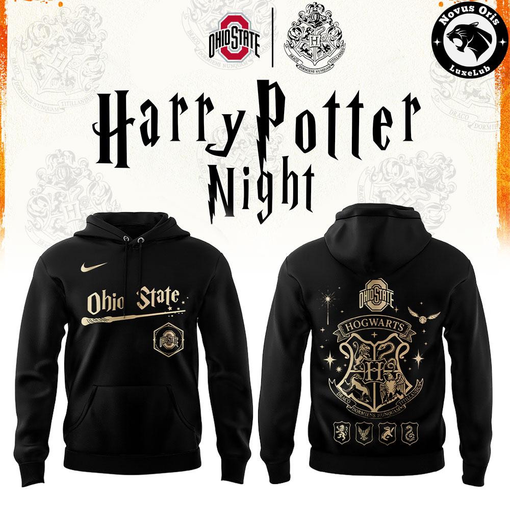Ohio State Buckeyes x Harry Potter Night 2026 Black Pullover Hoodie
