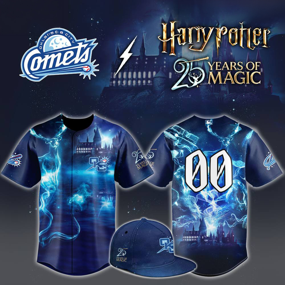 Oklahoma City Comets Harry Potter Baseball Jersey