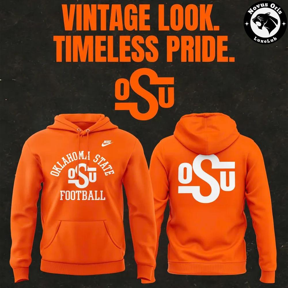 Oklahoma State Cowboys Vintage Look Limited Pullover Hoodie 1 - Unicasport Oklahoma State Cowboys Vintage Look Limited Pullover Hoodie
