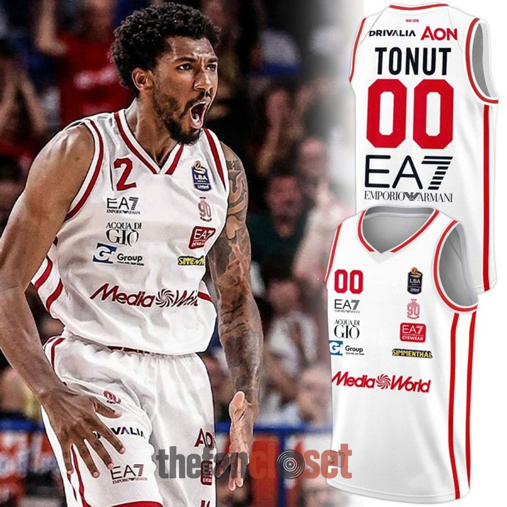 White Basketball Jersey - Olimpia Milano 2026