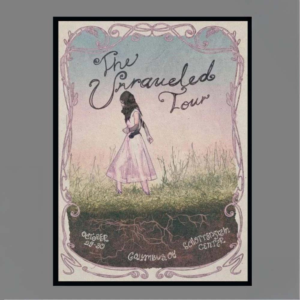 Olivia Rodrigo The Unraveled Tour Oct 29 30 2026 Columbus OH Poster