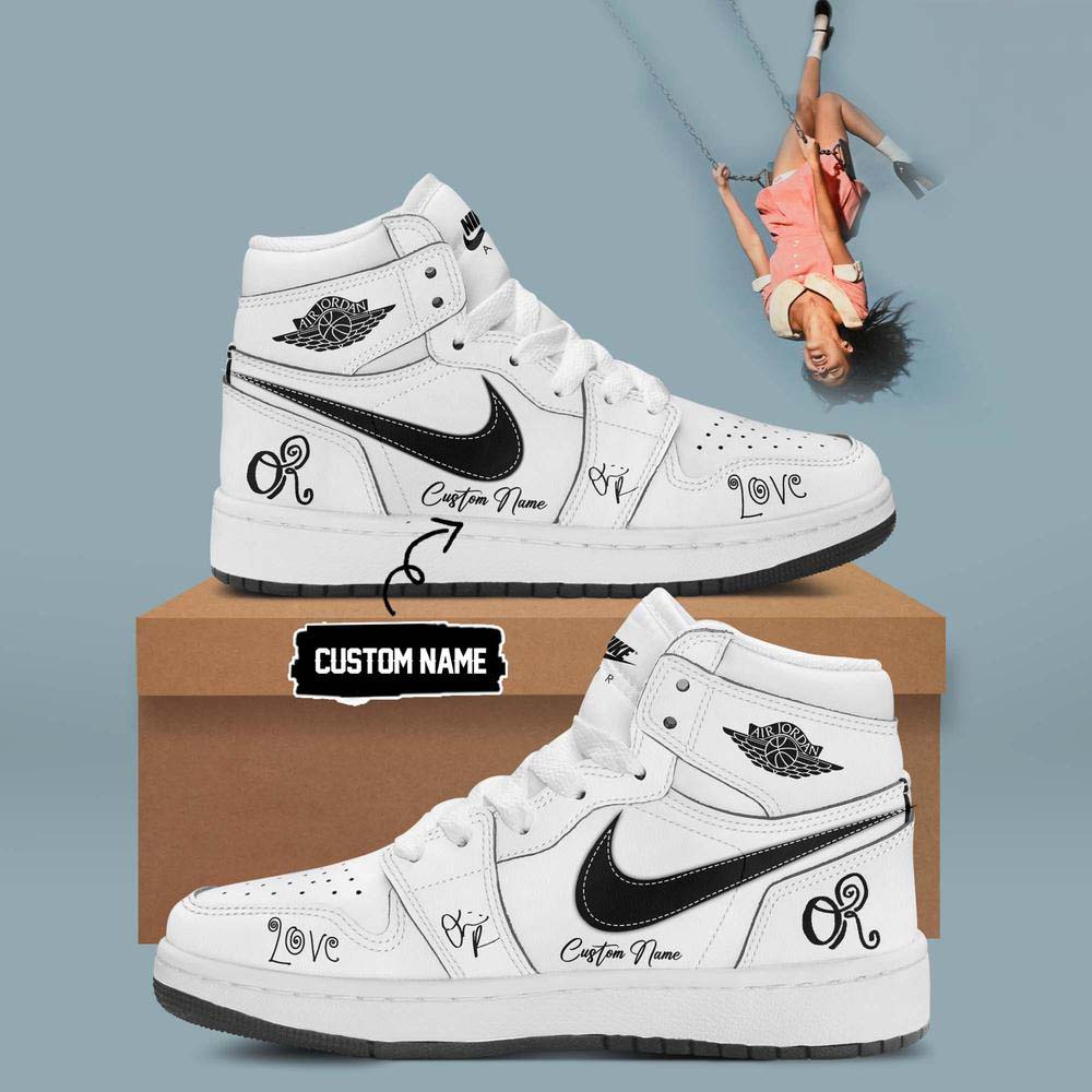 Olivia Rodrigo You Seem Pretty Sad for a Girl So in Love 2026 White Air Jordan 1 Sneakers - Best Gift for Fans