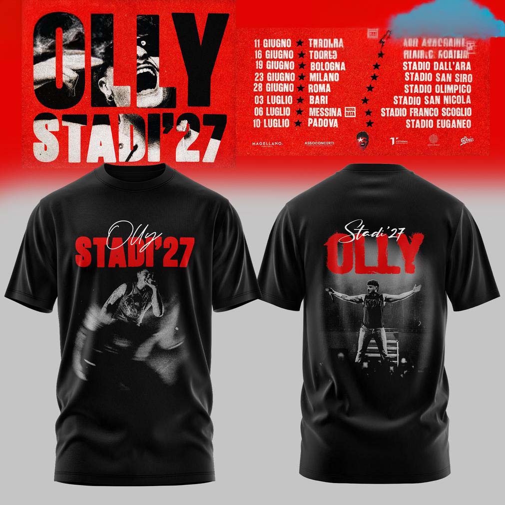 Black Graphic T Shirt Olly Stadi 27