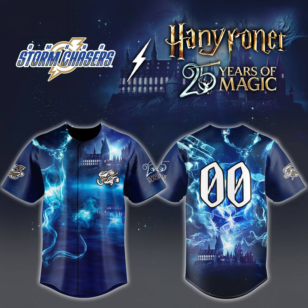 Omaha Storm Chasers Harry Potter Baseball Jersey