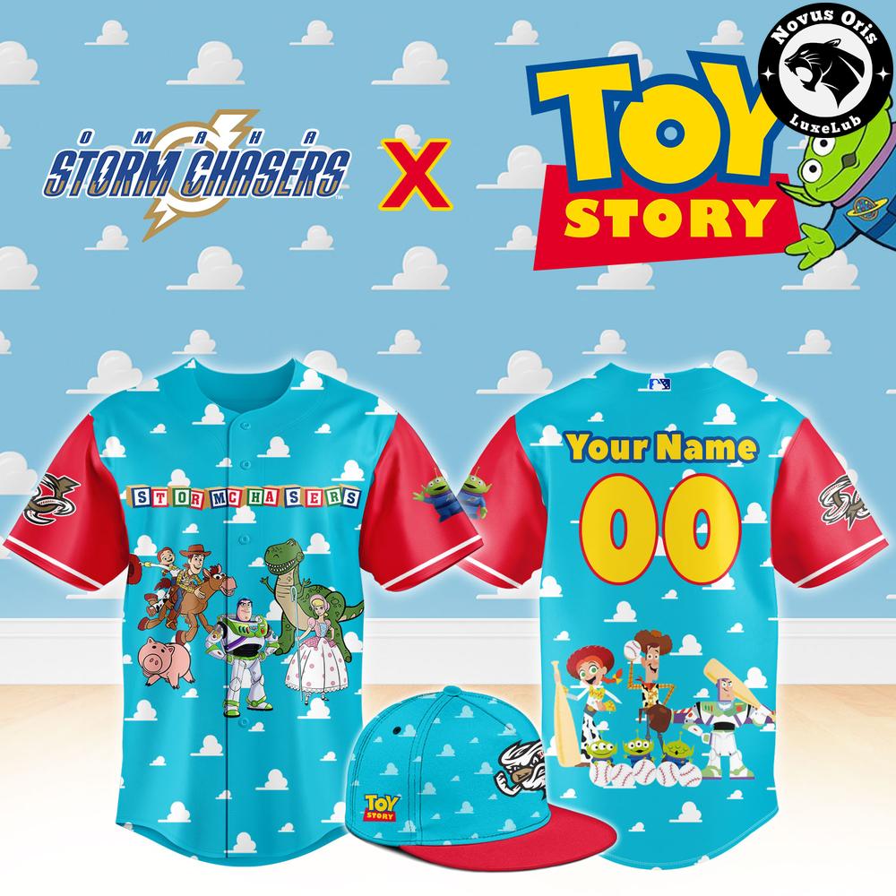 Omaha Storm Chasers x Toy Story Night Woody Buzz Lightyear Custom Baseball Jersey 1 - Unicasport Omaha Storm Chasers x Toy Story Night Woody Buzz Lightyear Custom Baseball Jersey