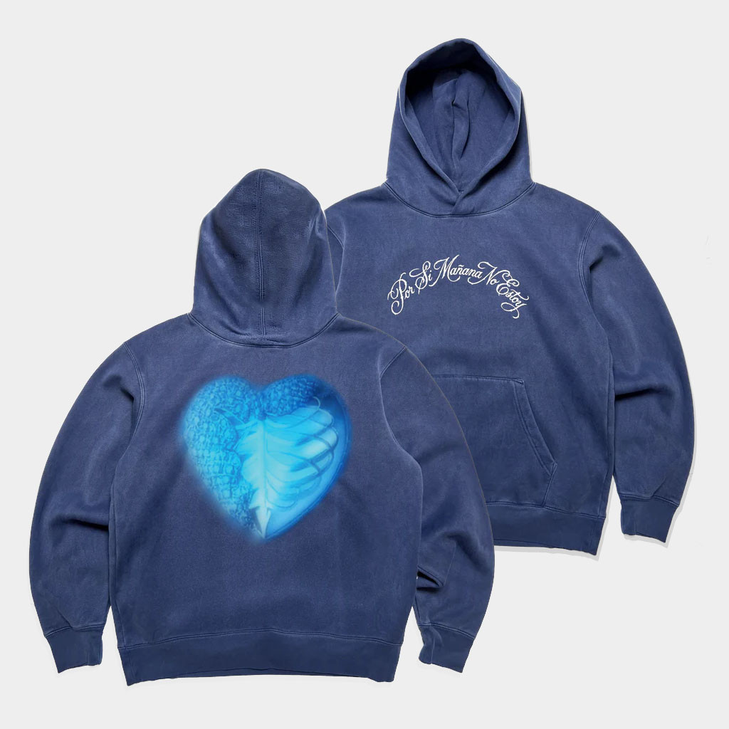 Omar Courtz Merch Infinite Heart Hoodie Por Si Manana No Estoy Hooded Sweatshirt Gifts For Fans Merch 2026