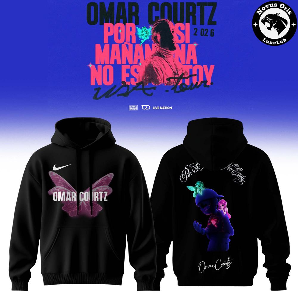 Omar Courtz Por Si Mañana No Estoy World Tour 2026 Hoodie 1 - Unicasport Omar Courtz Por Si Mañana No Estoy World Tour 2026 Hoodie