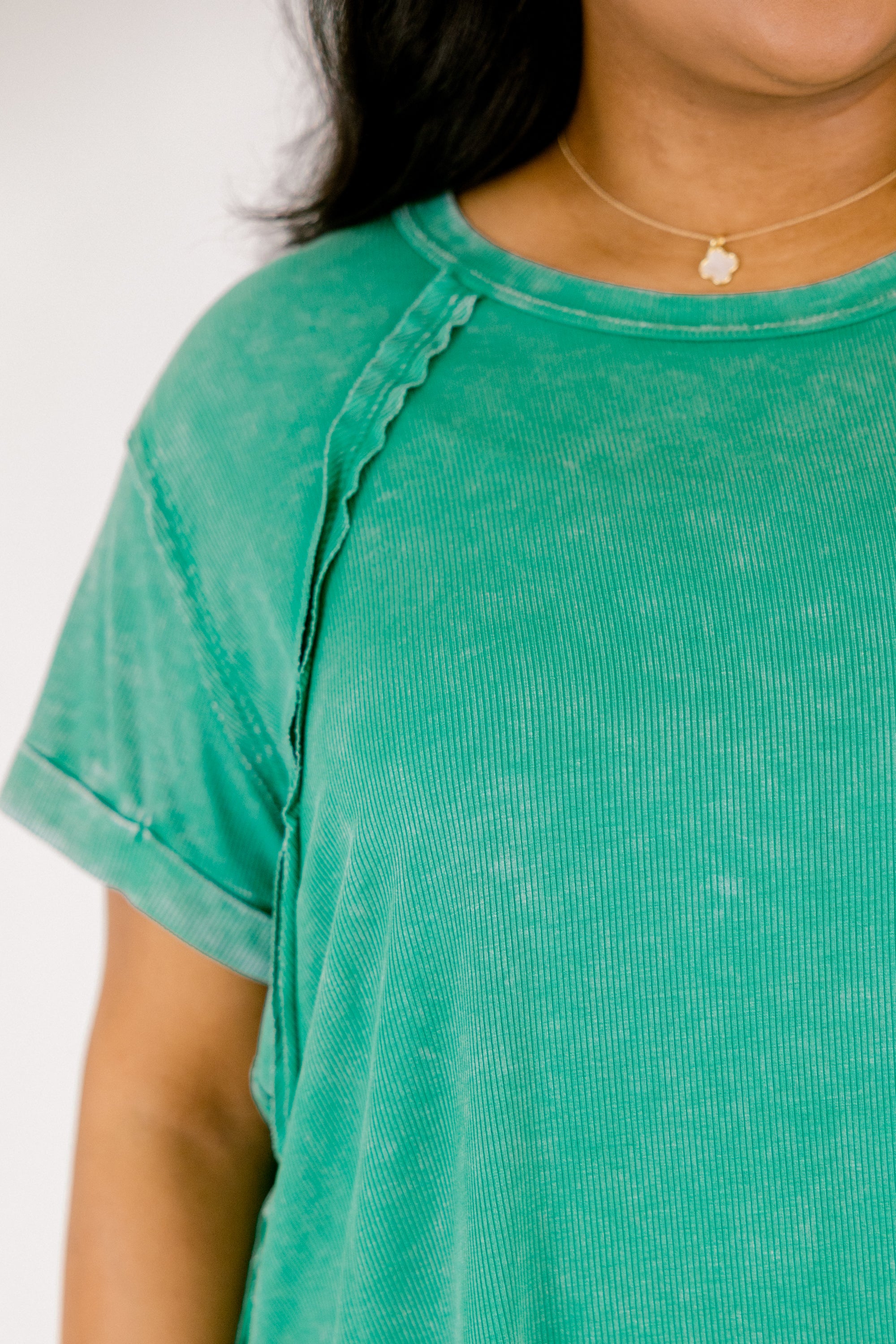 On Repeat Tee, Kelly Green 4 On Repeat Tee, Kelly Green - Image 4