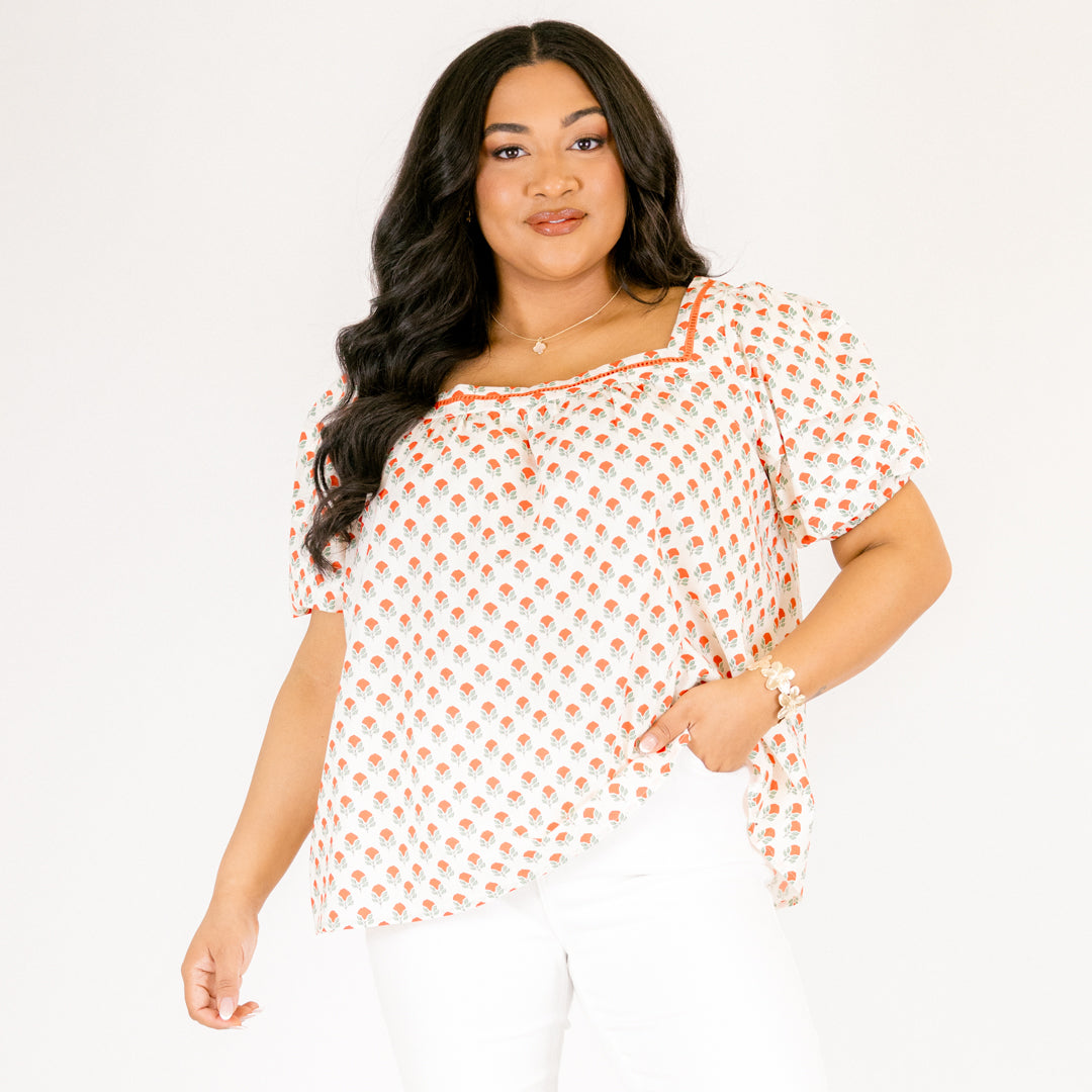 On Your Heart Top, Red 7 On Your Heart Top, Red - Image 7